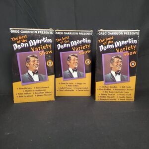 The best of the Dean Martin Variety Show Vol. 2-4 [VHS] Sealed